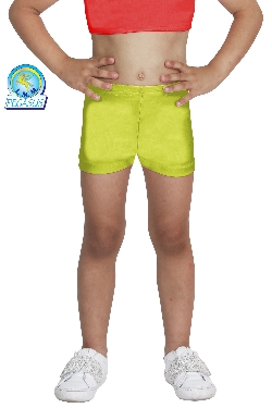 SHORT DANZA LYCRA VERDE MELA BABY